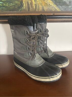 Sorel Gray and Black 1964 PAC™ Nylon Men's Winter Boot size 9